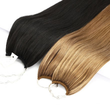 Customized Color Brazilian Top Quality Human Virgin Hair No Tip Hair Extensions Remy Hair